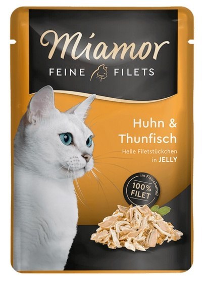 Miamor Feine Filets Kurczak & Tuńczyk saszetka 100g Miamor Feine Filets Kurczak & Tuńczyk saszetka 100g