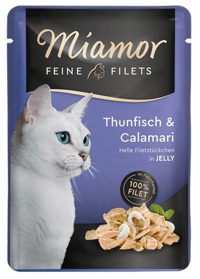 Miamor Feine Filets Tuńczyk & Kalmary saszetka 100g Miamor Feine Filets Tuńczyk & Kalmary saszetka 100g