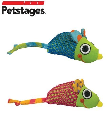 Petstages Myszki bliźniaczki z kocimiętką PS327 Petstages Myszki bliźniaczki z kocimiętką PS327