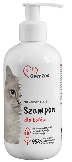 Over Zoo Szampon dla kotów 250ml Over Zoo Szampon dla kotów 250ml