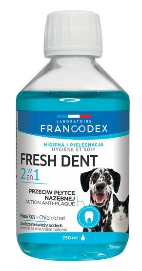 Francodex Fresh Dent płyn do higieny jamy ustnej 250ml Francodex Fresh Dent płyn do higieny jamy ustnej 250ml