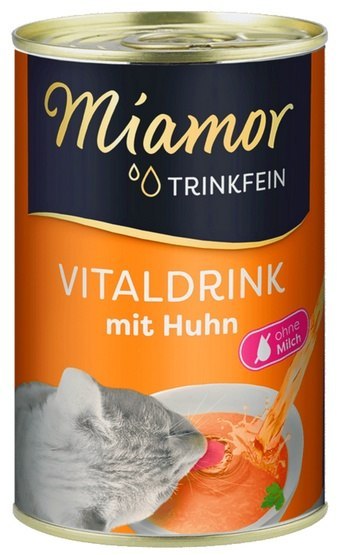 Miamor Vitaldrink z kurczakiem puszka 135g Miamor Vitaldrink z kurczakiem puszka 135g