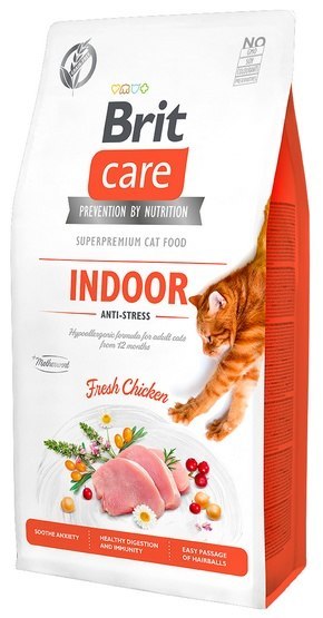 Brit Care Cat Grain Free Indoor Anti-Stress 2kg Brit Care Cat Grain Free Indoor Anti-Stress 2kg