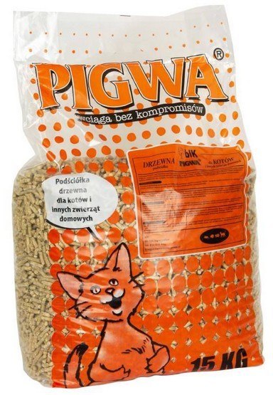 Pigwa drzewna - podściółka dla kotów i gryzoni - żwirek drewniany 15kg Pigwa drzewna - podściółka dla kotów i gryzoni - żwirek drewniany 15kg