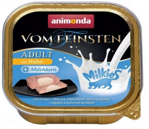 Animonda vom Feinsten Milkies Cat Kurczak + Mleko tacka 100g Animonda vom Feinsten Milkies Cat Kurczak + Mleko tacka 100g