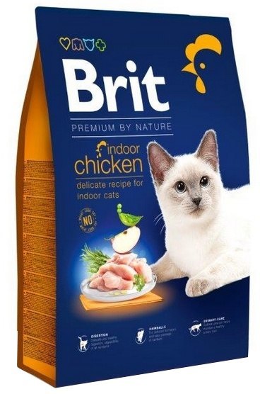 Brit Premium By Nature Cat Indoor Chicken 800g Brit Premium By Nature Cat Indoor Chicken 800g