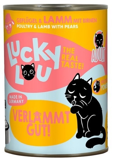 Lucky Lou Lifestage Adult Drób i jagnięcina puszka 400g Lucky Lou Lifestage Adult Drób i jagnięcina puszka 400g