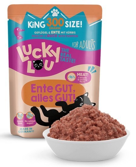 Lucky Lou Lifestage Adult Drób i kaczka saszetka 300g Lucky Lou Lifestage Adult Drób i kaczka saszetka 300g