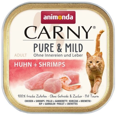 Animonda Carny Pure & Mild Kurczak + Krewetka tacka 100g Animonda Carny Pure & Mild Kurczak + Krewetka tacka 100g