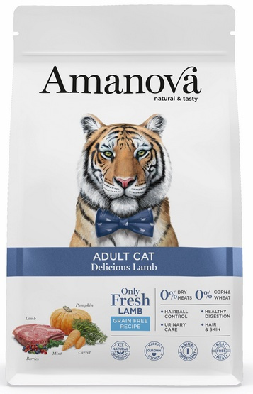 Amanova Cat Adult Delicious Lamb - jagnięcina 1,5kg Amanova Cat Adult Delicious Lamb - jagnięcina 1,5kg