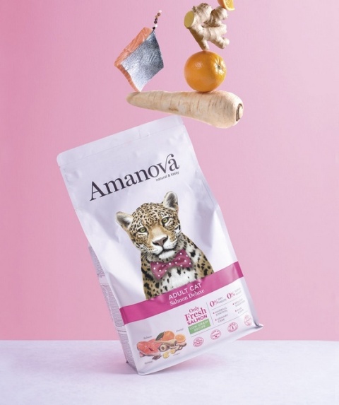 Amanova Cat Adult Salmon Deluxe - łosoś 1,5kg Amanova Cat Adult Salmon Deluxe - łosoś 1,5kg
