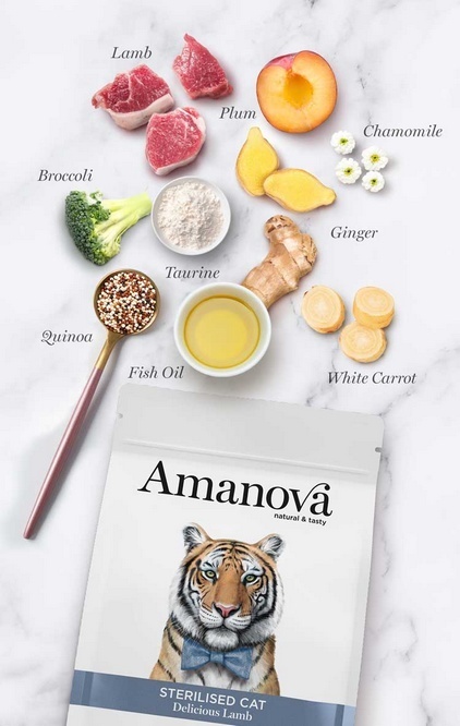 Amanova Cat Sterilised Delicious Lamb - jagnięcina 1,5kg Amanova Cat Sterilised Delicious Lamb - jagnięcina 1,5kg