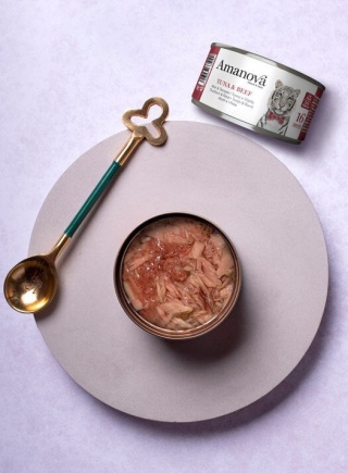Amanova Cat Tuna & Beef - tuńczyk i wołowina w bulionie puszka 70g