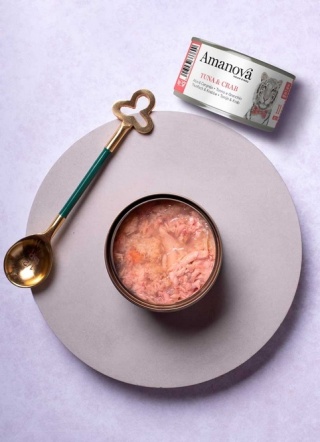 Amanova Cat Tuna & Crab - tuńczyk i krab w galaretce puszka 70g