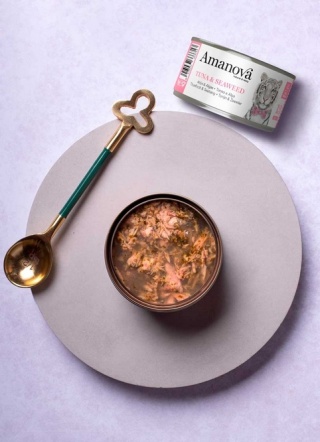 Amanova Cat Tuna & Seaweed - tuńczyk i wodorosty w galaretce puszka 70g
