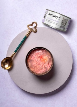 Amanova Cat Tuna & Shrimps - tuńczyk i krewetki w galaretce puszka 70g