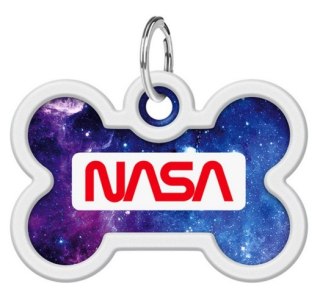 Collar WauDog Smart ID Zawieszka z QR-paszportem kość 4x3cm NASA21 Collar