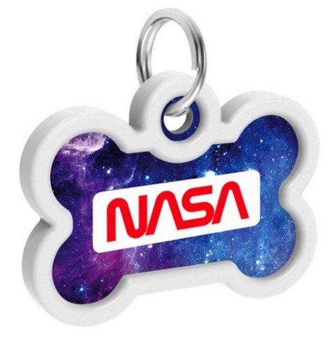 Collar WauDog Smart ID Zawieszka z QR-paszportem kość 4x3cm NASA21 Collar Collar WauDog Smart ID Zawieszka z QR-paszportem kość 4x3cm NASA21 Collar