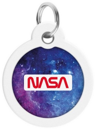 Collar WauDog Smart ID Zawieszka z QR-paszportem okrągła 3cm NASA21 Collar
