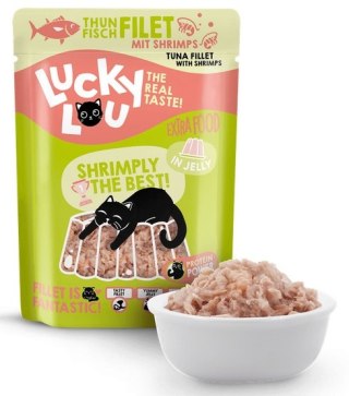 Lucky Lou Extrafood Tuńczyk i krewetki w galaretce saszetka 70g Lucky Lou