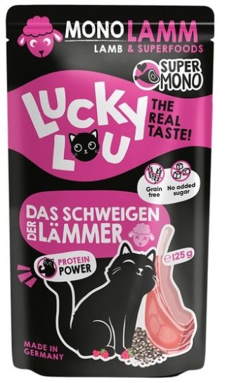 Lucky Lou SuperMono Jagnięcina saszetka 125g Lucky Lou