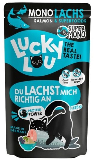 Lucky Lou SuperMono Łosoś saszetka 120g Lucky Lou