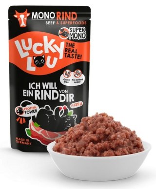 Lucky Lou SuperMono Wołowina saszetka 125g Lucky Lou
