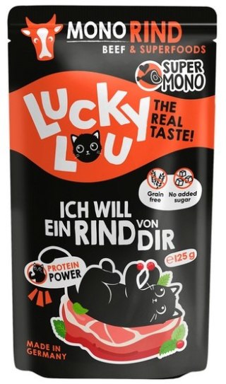 Lucky Lou SuperMono Wołowina saszetka 125g Lucky Lou