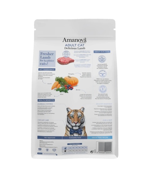 Amanova Cat Adult Delicious Lamb - jagnięcina 1,5kg