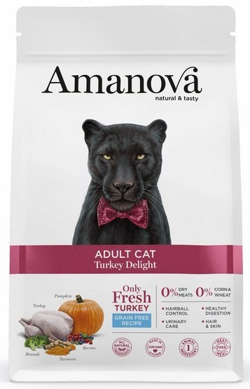 Amanova Cat Adult Turkey Delight - indyk 1,5kg Amanova Amanova Cat Adult Turkey Delight - indyk 1,5kg Amanova