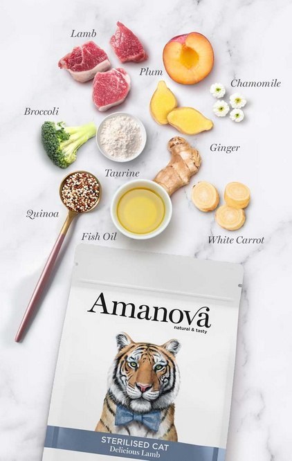 Amanova Cat Sterilised Delicious Lamb - jagnięcina 1,5kg Amanova Amanova Cat Sterilised Delicious Lamb - jagnięcina 1,5kg Amanova