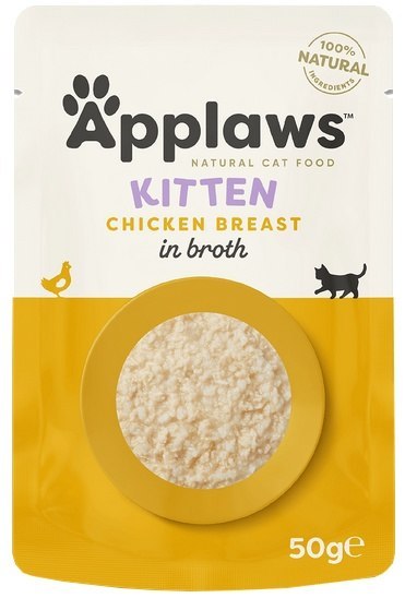 Applaws saszetka dla kota Kitten Kurczak w rosole 50g Applaws