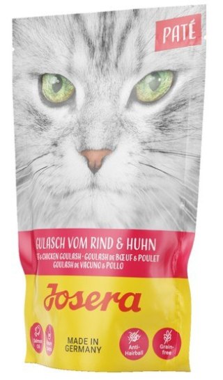 Josera Pasztet Gulasz z kurczakiem i wołowiną saszetka 85g GRATIS Josera