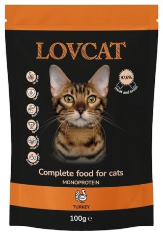 Lovcat Pure Turkey saszetka 100g Lovcat