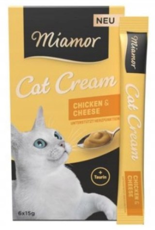 Miamor Cat Cream Kurczak i ser 6x15g Miamor