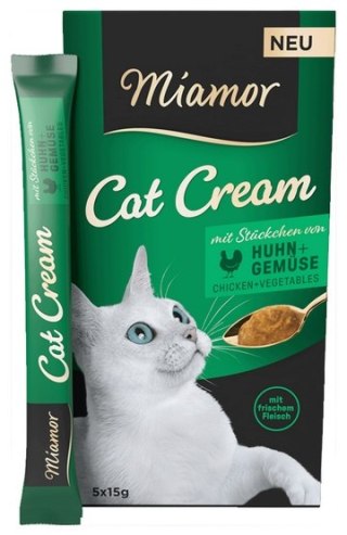 Miamor Cat Cream Kurczak i warzywa 6x15g Miamor