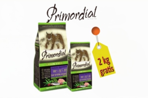 Primordial Cat Grain Free Sterilized Turkey & Herring 6kg Primordial Cat Grain Free Sterilized Turkey & Herring 6kg
