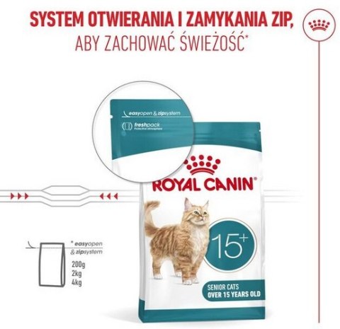 Royal Canin Ageing +15 karma sucha dla kotów dojrzałych 400g Royal Canin Feline