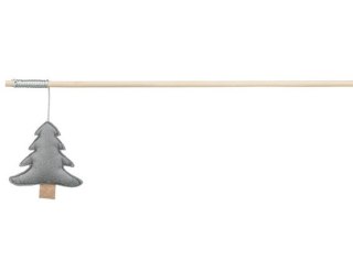 Trixie Zabawka Świąteczna dla kota Wędka z choinką 48cm [TX-924503] Trixie