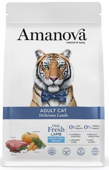 Amanova Cat Adult Delicious Lamb - jagnięcina 4kg