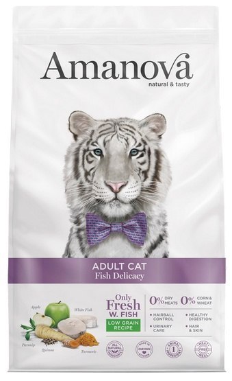 Amanova Cat Adult Fish Delicacy White Fish - biała ryba 6kg