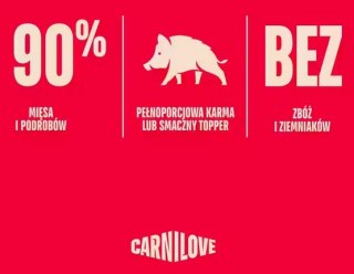 Carnilove Cat Wild Boar - dzik w sosie saszetka 85g