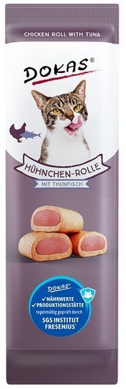 Dokas Kot Paszteciki kurczak & tuńczyk 10g