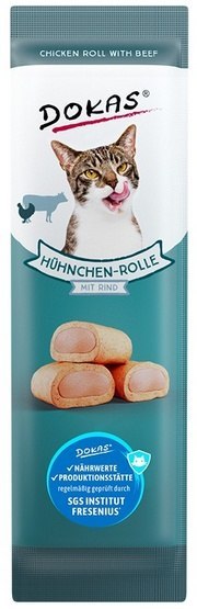 Dokas Kot Paszteciki kurczak & wołowina 10g