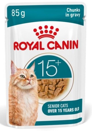 Royal Canin Ageing +15 karma mokra dla kotów dojrzałych w sosie saszetka 85g