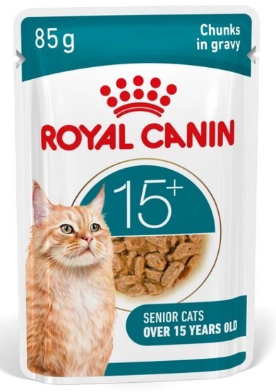 Royal Canin Ageing +15 karma mokra dla kotów dojrzałych w sosie saszetka 85g