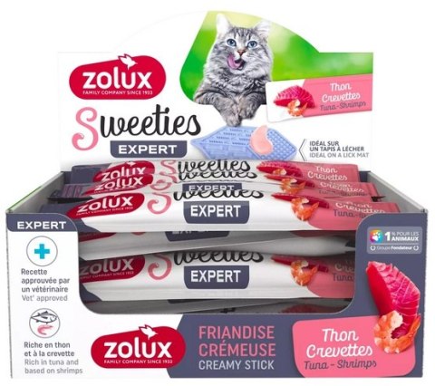 Zolux Sweeties Kremowy przysmak dla kota - tuńczyk i krewetka 14g