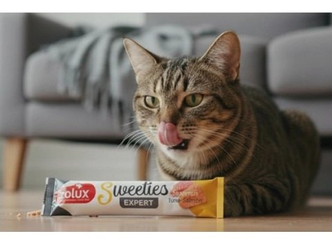 Zolux Sweeties Kremowy przysmak dla kota - tuńczyk i łosoś 14g